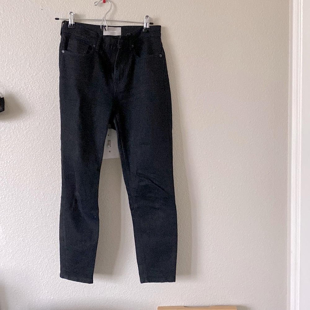Everlane black skinny midrise size 26